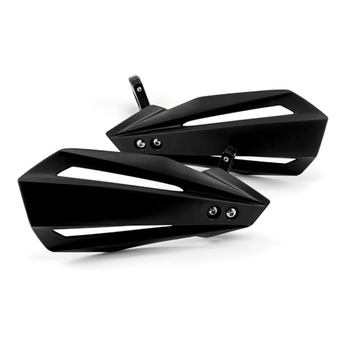 Protector de manos para moto que frena impactos de piedras en rutas quad y ATV