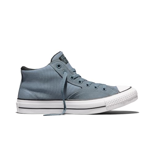 Image of Converse, Unisex, Chuck Taylor All Star Malden Street Mid Top Sneakers, Grey New World /Black /White Men's 4, Women's 6 Medium