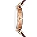 Armani Exchange Women's Stainless Steel Quartz Watch with Leather Strap, Red, 16 (Model: AX5913)