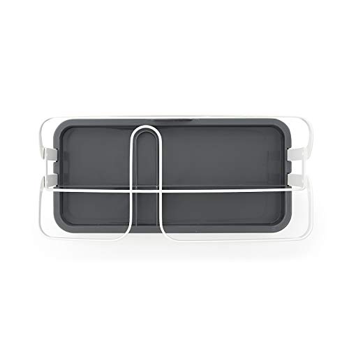 Miniatura 5 de Simplywire Cesta Para Fregadero Organizador De Rejilla Plana Para Fregadero De Estilo Retro Blanco