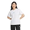 adidas Women's Essentials Small Logo Cotton T-Shirt, White/Black, M #4