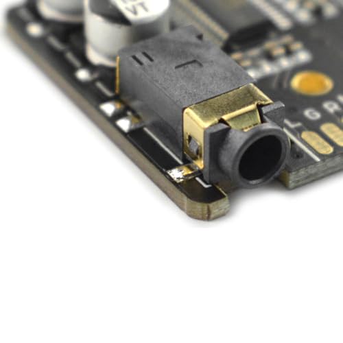 Image of Hexonix Bluetooth 5.0 Stereo Audio Amplifier Module, 3.7-5V DC, for Wireless Speaker, Car Audio, and DIY Electronics Projects - Black