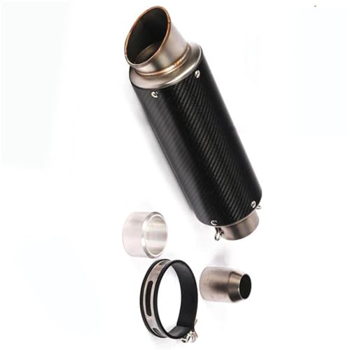 Tuyau d'échappement de 60 mm carbone universel moto Yamaha R6 silencieux sport