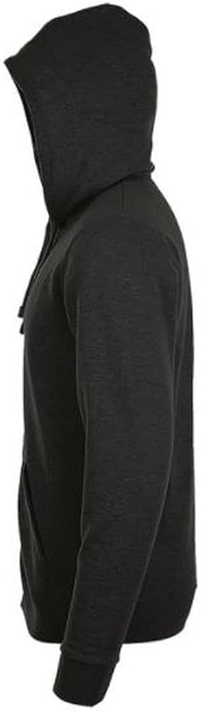 Amazon.com: SOL'S Mens Stone Zip Up Plain Hoodie (S) (Gray Marl