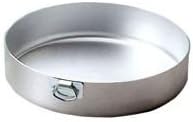 Italo Ottinetti Cylindrical Pie Pan with Ring 26X6 Cm, Metallic, One Size