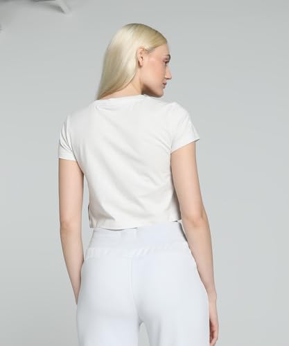 Image of Puma Women's Polyester Printed Slim Fit T-Shirt