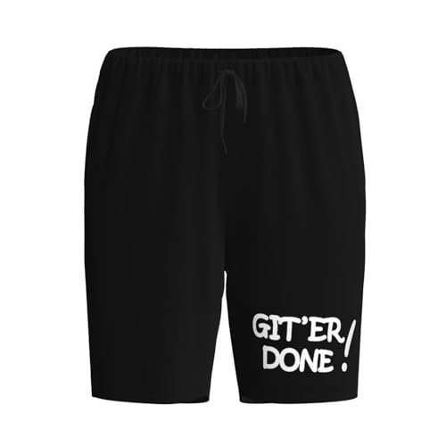 Get Er Done Pajama Shorts for Men, Men's Pajama Bottoms, Sleepwear for Summer2