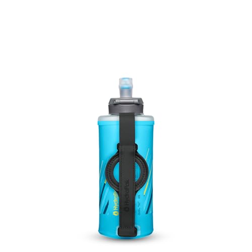 HydraPak SkyFlask Speed - Collapsible Handheld Running Water Bottle (500ml) - Adjustable Strap, Lightweight, Spill-Proof Cap