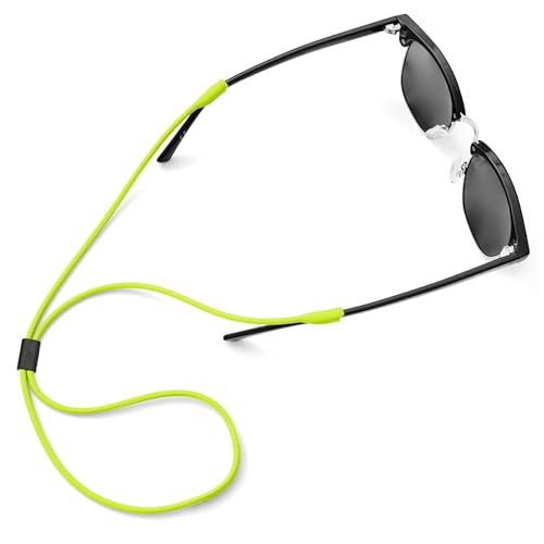 Image of Pilotfish Premium Silicone Sunglasses Strap, Adjustable Glasses Retainer with Unique Passthrough Design - Universal Fit