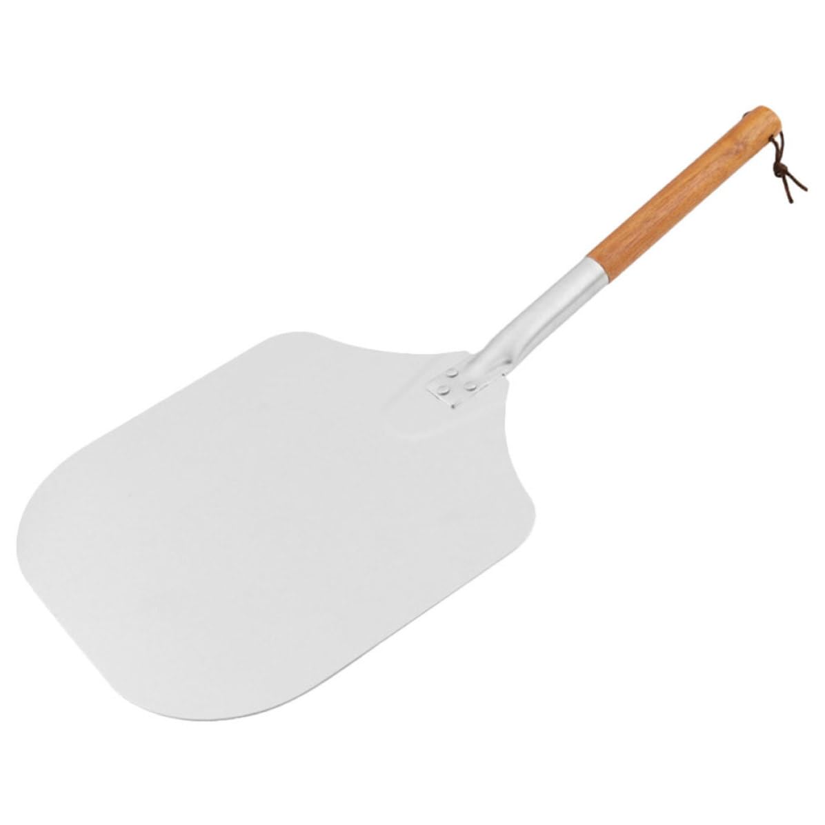 Artibetter Spatule à Pizza en Aluminium avec Manche en Bois Ustensile Cuisine Pratique et Facile à Ranger pour Pizzerias et Restaurants Occidentaux