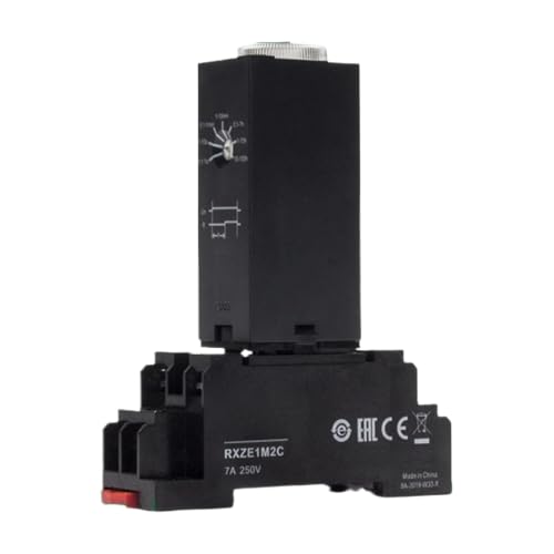 Relais temporisé REXL2TMP7 AC 230V avec base miniaturisé miniature
