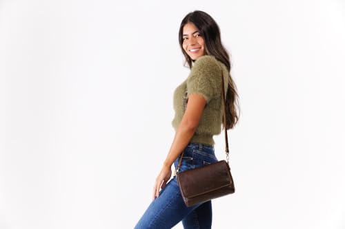 Image of Portland Leather Goods Metro Crossbody Bag for Women - Handmade from the Finest Full-Grain Hides