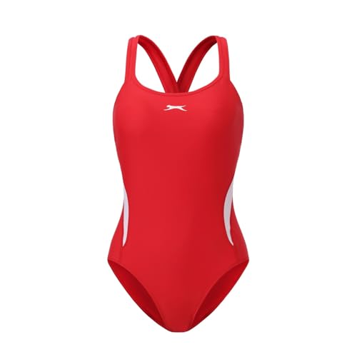 Image of Slazenger Womens Xtra Life X Back Swimsuit Red 10