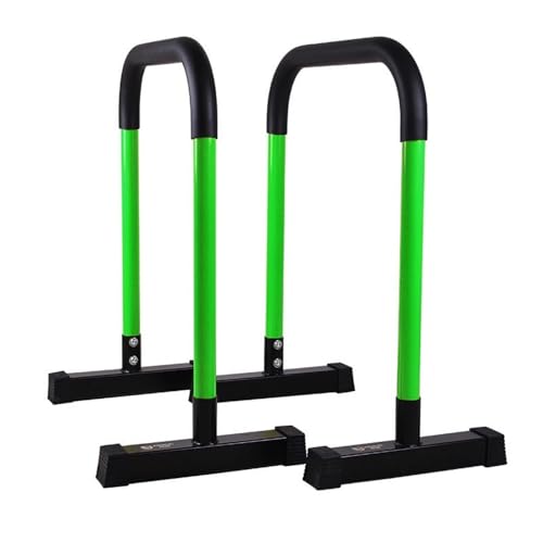 パワータワー懸垂マシン ぶら下がり 多機能スプリットホームプルアップシングル&ダブルバー 健康器具 家庭用(緑)