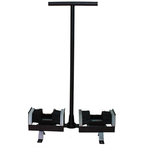 Rascador de botas para exteriores, cepillo limpiador de zapatos de metal resistente, elimina el barro y la suciedad, tapete estable para entrada, perfecto para senderismo y botas de trabajo