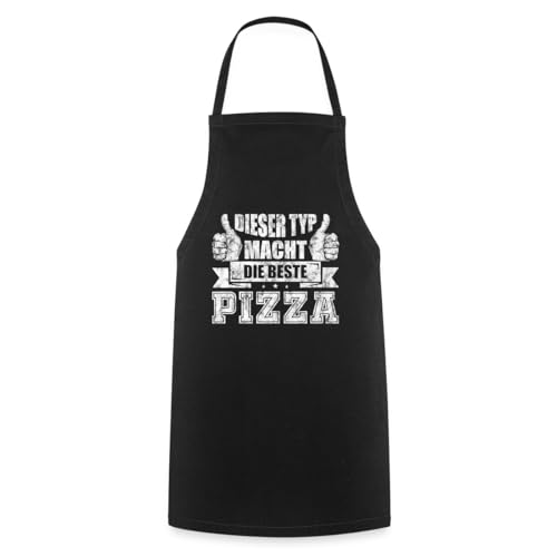 Spreadshirt Pizza Lustiger Spruch Pizzabäcker Italien Kochschürze, One size, Schwarz Spreadshirt Pizza Lustiger Spruch Pizzabäcker Italien Kochschürze, One size, Schwarz