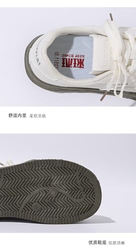 Kawaii Korean Chunky White Sneakers, Cute Cloud Sole Shoes with Hidden Heel Lift for Girls Travel Outfit, Gift for Daughter4