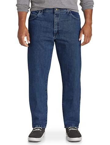 Wrangler Performance Series Relaxed-Fit Stretch Jeans Med Stone 50 x 32