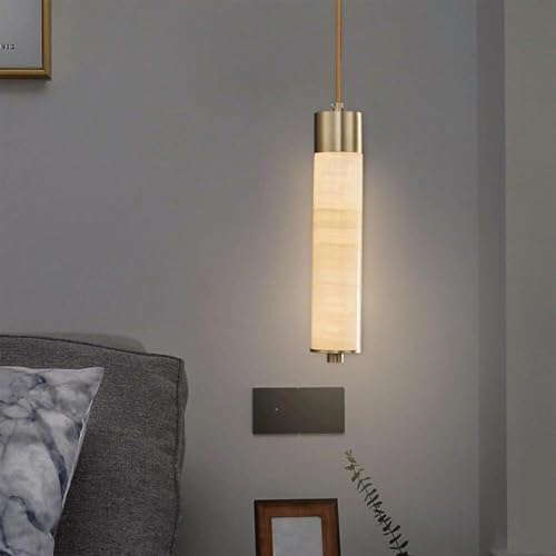 Mengdidi M-88550 Natural Alabaster Glass Pendant Light For Kitchen Island thumb #3