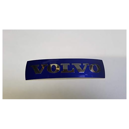 Volvo Emblem logo element grill V40 V50 V60 V70 XC40 XC60 XC70 XC90 S40 S60 S80 C30 C70 Version 2 (33 x 135 mm)