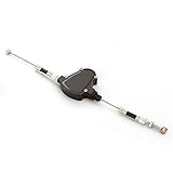 Motorrad-Stunt-Kupplung, einfaches Zug-Kabelsystem, passend für Kawasaki KX 65 80 85 100 125 250 500 1995-2016 KX250F KX450F 2004-2016 (Farbe: Schwarz)