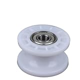 1 Stücke Mechanische Riemenscheibe Rillenrad 608zz Doppellager Rollen Riemenscheibe Rundrad Roller 8 * 42 * 24mm