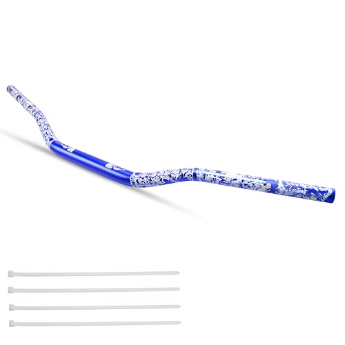JXPANG Manillar universal de 22 mm para CRF KLX KX LTR TRX SX SXF EXC XCW Motocross Pit Dirt Bike Scooter ATV Quad Bike Grizzly Hawk 250 bicicletas (azul)