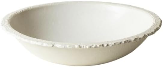 Irregular Edge Ceramic Soup Bowl White Porcelain Relief Instant Noodle Rice