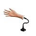 Right Practice Hand for Acrylic Nails With Holder, Mannequin Hand for Nails Practice, Flexible Bendable Fake Hand Manicure Nail Practice Hand