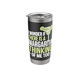 I Wonder If There Is A Margarita Thinking Of Me Too Stainless Steel Insulated Tumbler
