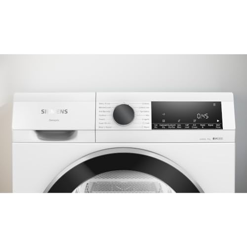 Image of SIEMENS 8 kg Fully Automatic Front load Condenser Tumble Clothes Dryer WP31G200IN, White, Inbuilt Heater