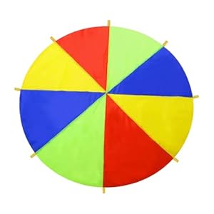 BOTOING Regenbogen Fallschirm Spielzeug, 2m bunt