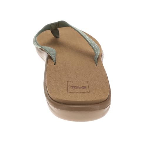 Image of Teva Women's Voya Flip-Flop, Road Race Deep Lichen, 12