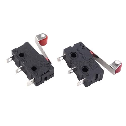 Micro switch 3pin avec roller limit switch pour imprimante 3D et robotique DIY, pack de 100 - 2