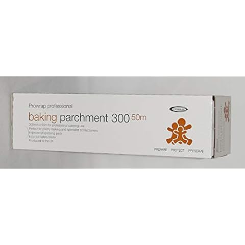 12" Baking Parchment Paper 300mm x 50m Cover