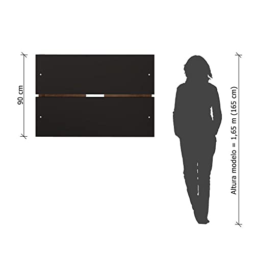 Painel para Tv até 58 Polegadas 130cm Montreal Estilare Preto/madeirado