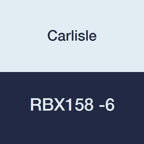 CARLISLE RBX158-6 Rubber Gold Ribbon Cog-Band Banded Belts, 6 Bands, 21/32