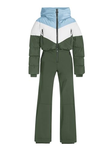 Fisoew Womens Warm Waterproof Snowsuit