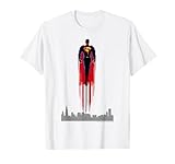Superman Man of Steel Red Streak T Shirt T-Shirt