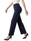 【Caractéristiques importantes】Ce pantalon de travail pour femmes présente une silhouette taille haute et coupe droite qui flatte la silhouette tout en offrant une grande liberté de mouvement, alliant ainsi élégance et confort. Il est doté de boutons décoratifs sur le devant, d'une taille élastique, d'une coupe ample et de poches latérales.