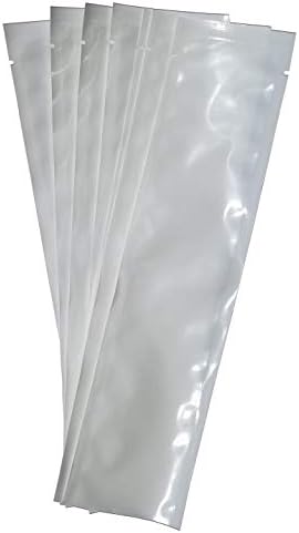PackFreshUSA: White/Clear Freezer Pop Bags - Premium Quality - Pre-Cut - Heat Sealable - Commercial Grade - Vacuum Sealer - Disposable - DIY Popsicles - Made in USA - 100 Pack image 5