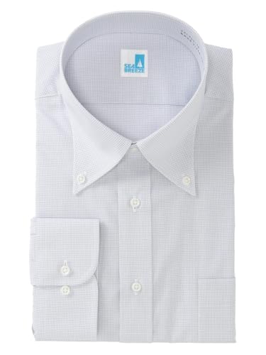SEA BREEZE (�V�[�u���[�Y) ���C�V���c ���� �����Y �傫���T�C�Y �{�^���_�E�� �ڐG�⊴ �z������ ���ʋC �`�Ԉ��� EACB63B �O���[/4L