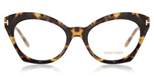 Tom Ford FT5456 Eyeglass Frames - Havana Frame, 52 mm Lens Diameter FT545652056