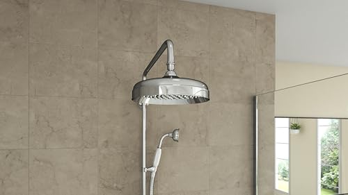 Image of Abbey 10 x 22 Shower Faucet Set with Handshower, Chrome