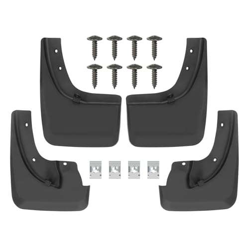 Image of Mud Flaps Splash Guards for Fit for Nissan Frontier 2022 2023 2024 2025 | No Drilling Required Bendable Mud Guards | Front & Rear 4-Piece Set Car Accessories
