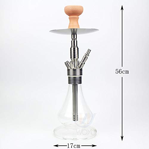 Mr. Hao Shisha Wasserpfeife Narghile Pfeife mit 1 Schlauch, Party Smoking Set Ohne Nikotin – Bild 7