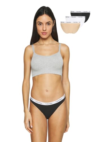 Slip Donna Calvin Klein lot de 3 sous-vêtements confort pour le sport