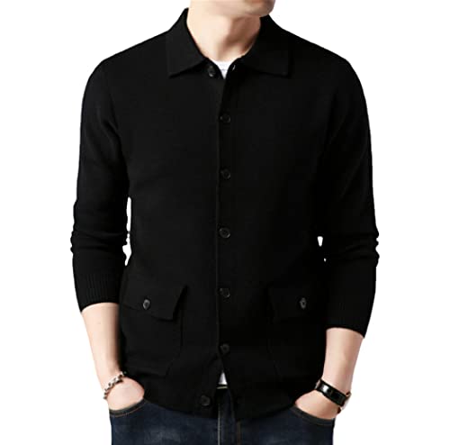 Cardigan décontracté en tricot homme ajusté pour un confort thermique