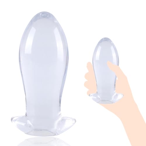 BDSMAGE Large Anal Plug Anal Trainer, Butt Plug G-spot Prostate Massage Gay Lesbian Anal Sex Toys Masturbation for Women Men Couples (XL)