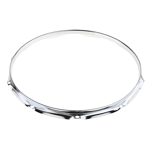 Kit de Aros Fundidos para Caja de 14", 10 Agujeros, Bisel de Hierro para Reemplazo de Batería, Color Plateado miniatura 2